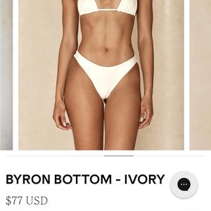 Monday Swimwear Byron Bottoms ivory